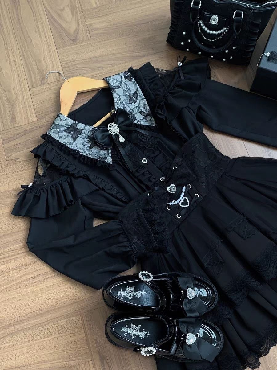 Harajuku Kawaii Skirt Sets Wom - مراجعة Blouse Off Shoulder وسعره
