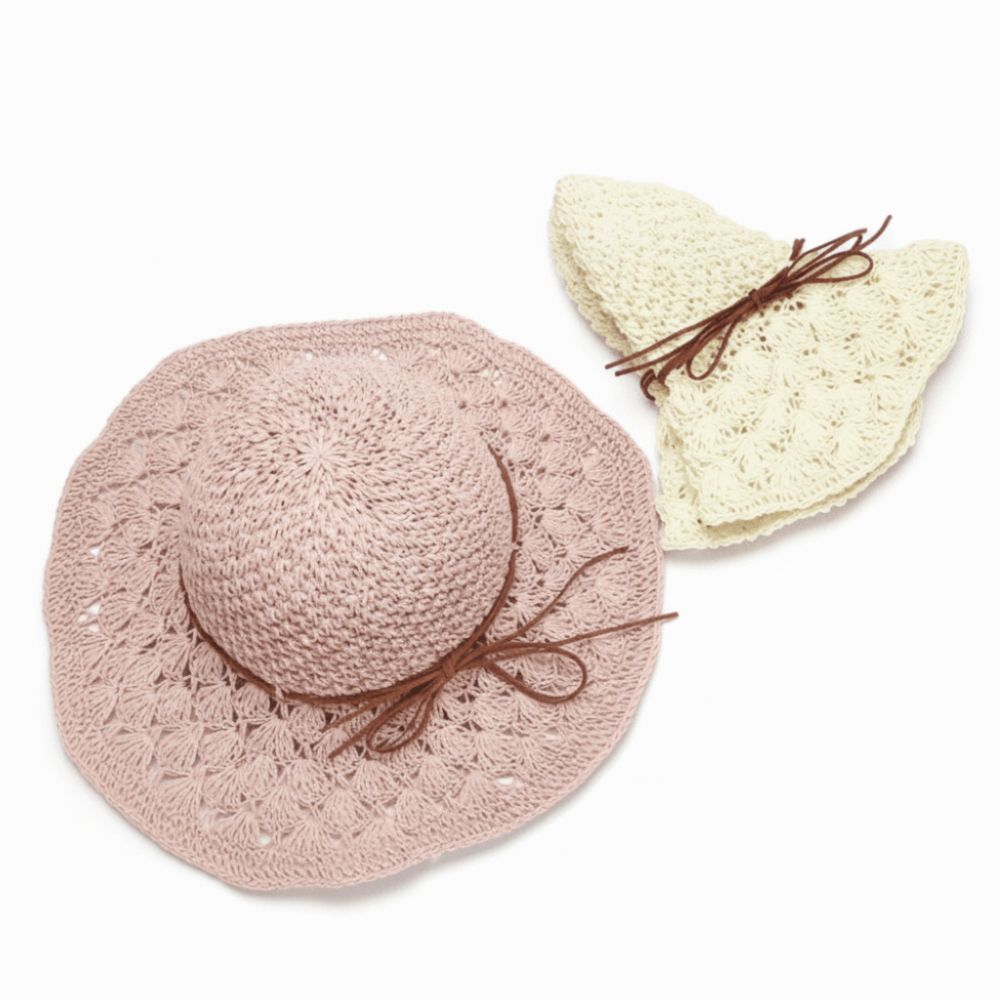 Handwoven Crochet Straw Hat Wi - مراجعة Hat Floppy Wide وسعره