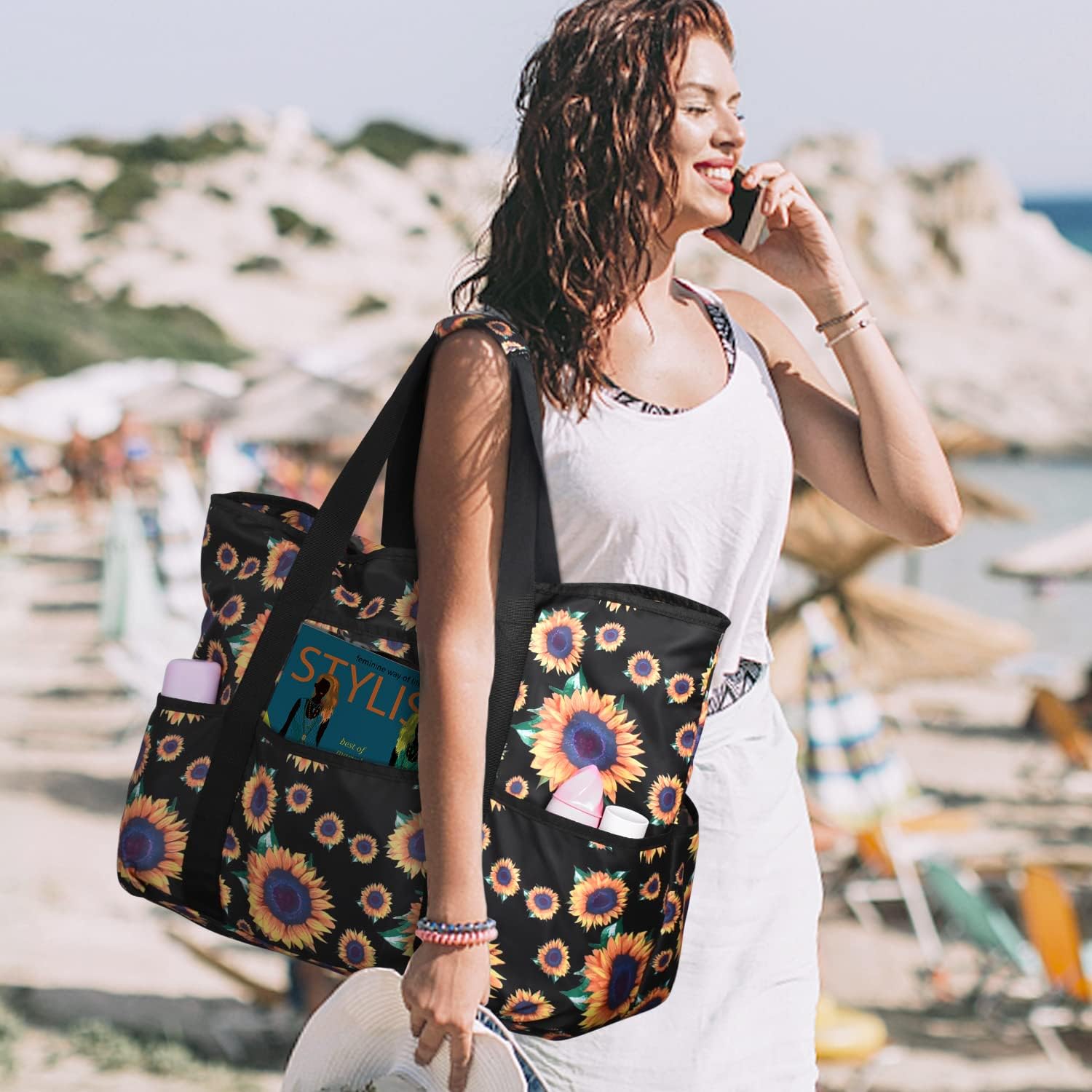 Large Beach Tote Bag for Women - مراجعة Tote Bag Beach وسعره