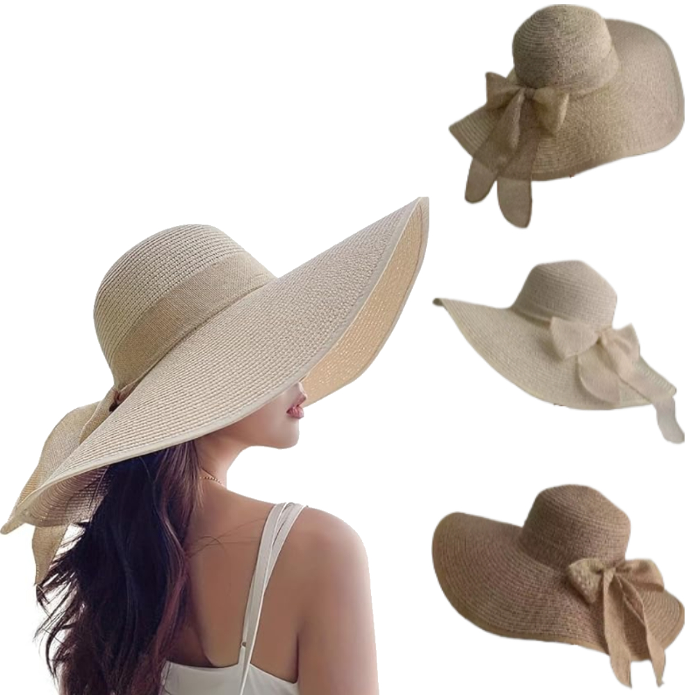 Women Summer Wide Brim Straw H - مراجعة Hat Floppy Wide وسعره