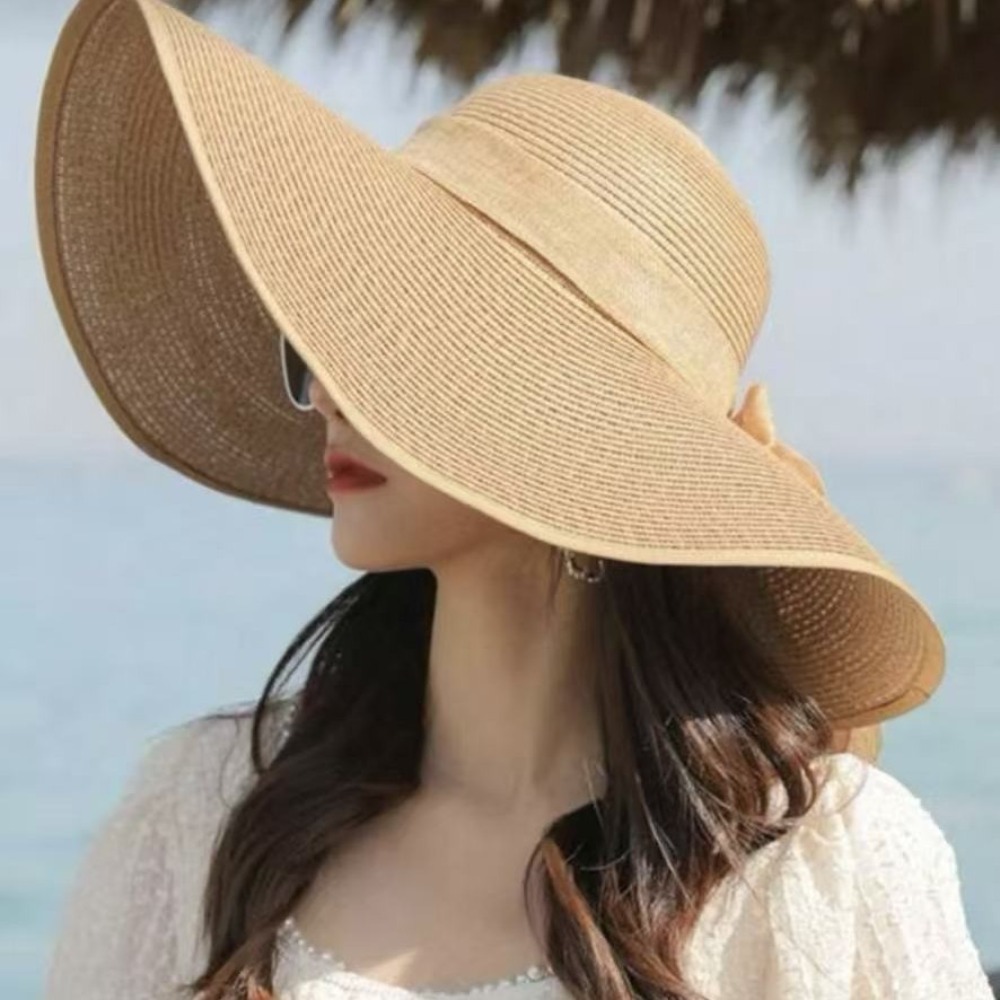 Women Summer Wide Brim Straw H - مراجعة Hat Floppy Wide وسعره