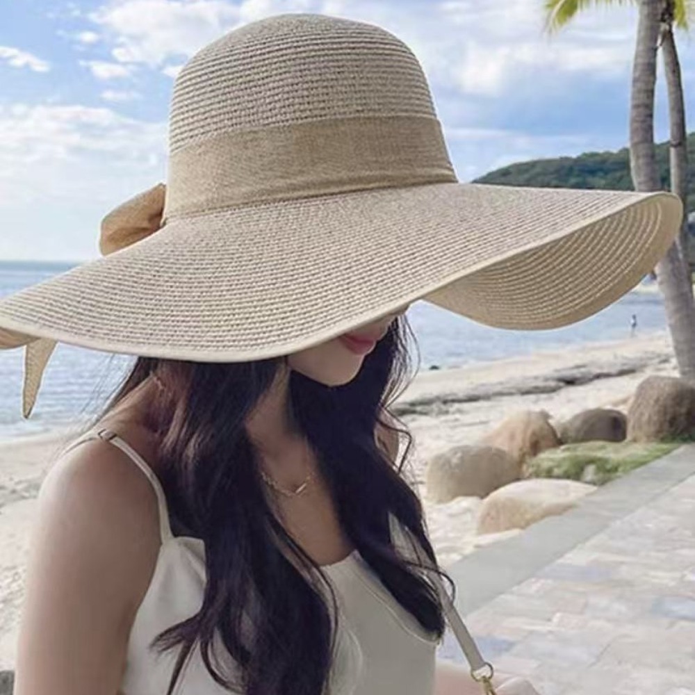 Women Summer Wide Brim Straw H - مراجعة Hat Floppy Wide وسعره