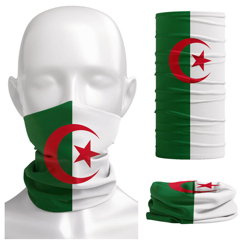 Algeria Flag Printed Bandana H - مراجعة Headband Summer Knit وسعره