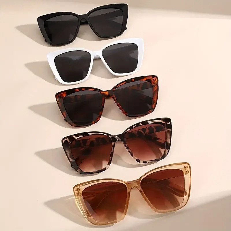 5 Pcs Women's Vintage Cat-Eye  - مراجعة Sunglasses Cat Eye وسعره