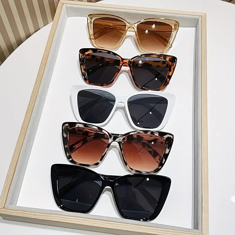 5 Pcs Women's Vintage Cat-Eye  - مراجعة Sunglasses Cat Eye وسعره