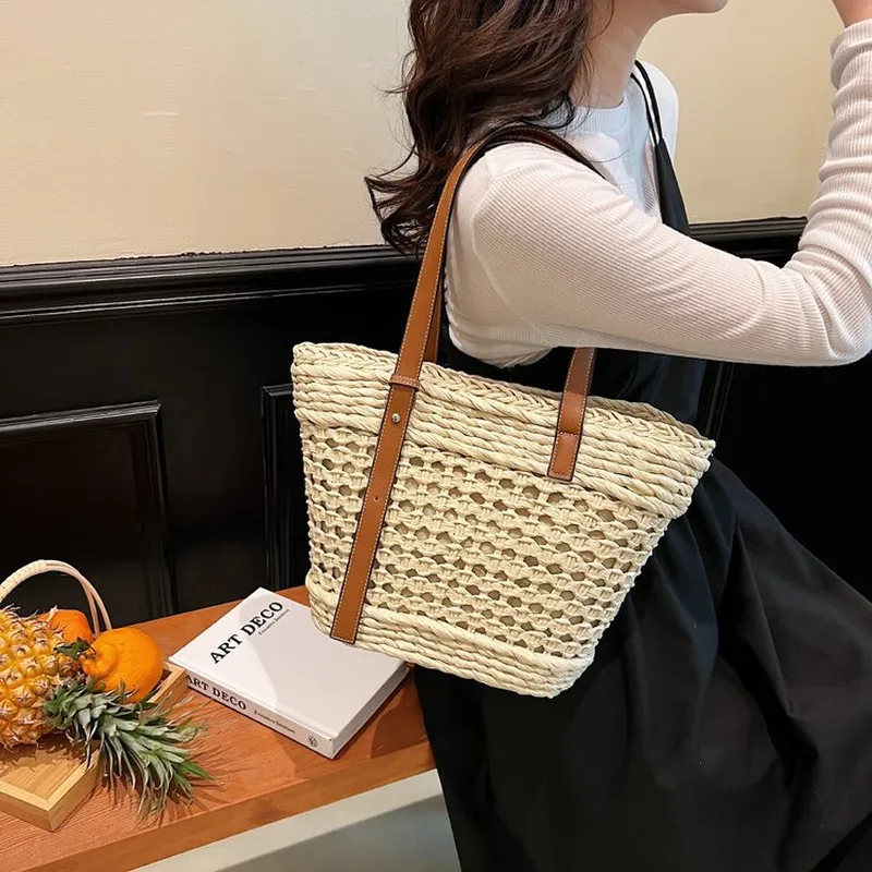 Large capacity seaside vacatio - مراجعة Tote Bag Beach وسعره