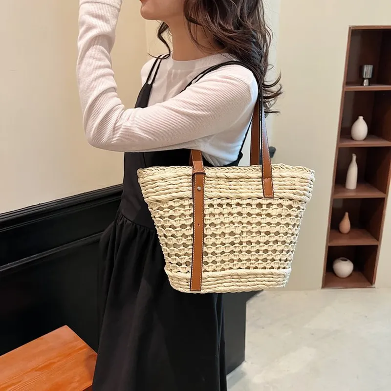 Large capacity seaside vacatio - مراجعة Tote Bag Beach وسعره