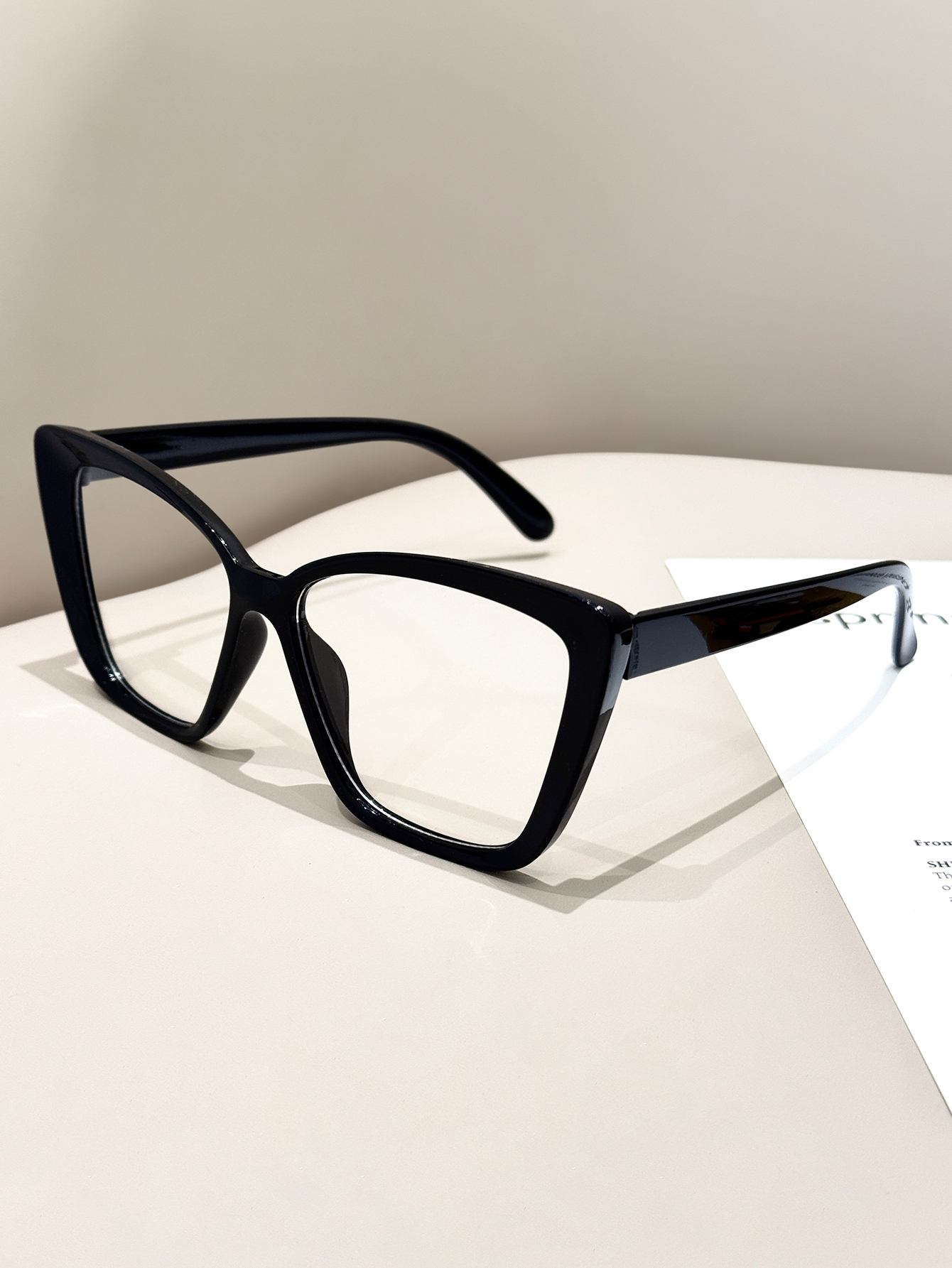 1pc daily fashionable black ca - مراجعة Sunglasses Cat Eye وسعره