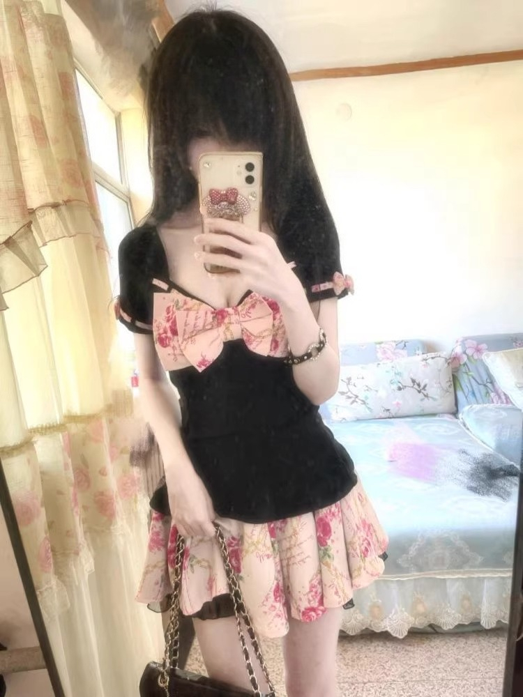 Women's Sweet Floral Print Two - مراجعة Romper Floral Print وسعره