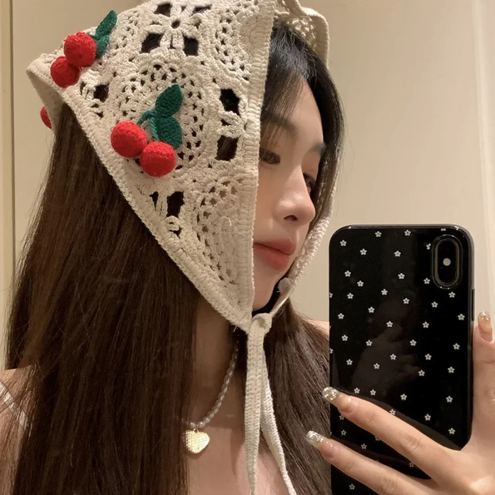 Sweet French Pastoral Style Tr - مراجعة Headband Summer Knit وسعره