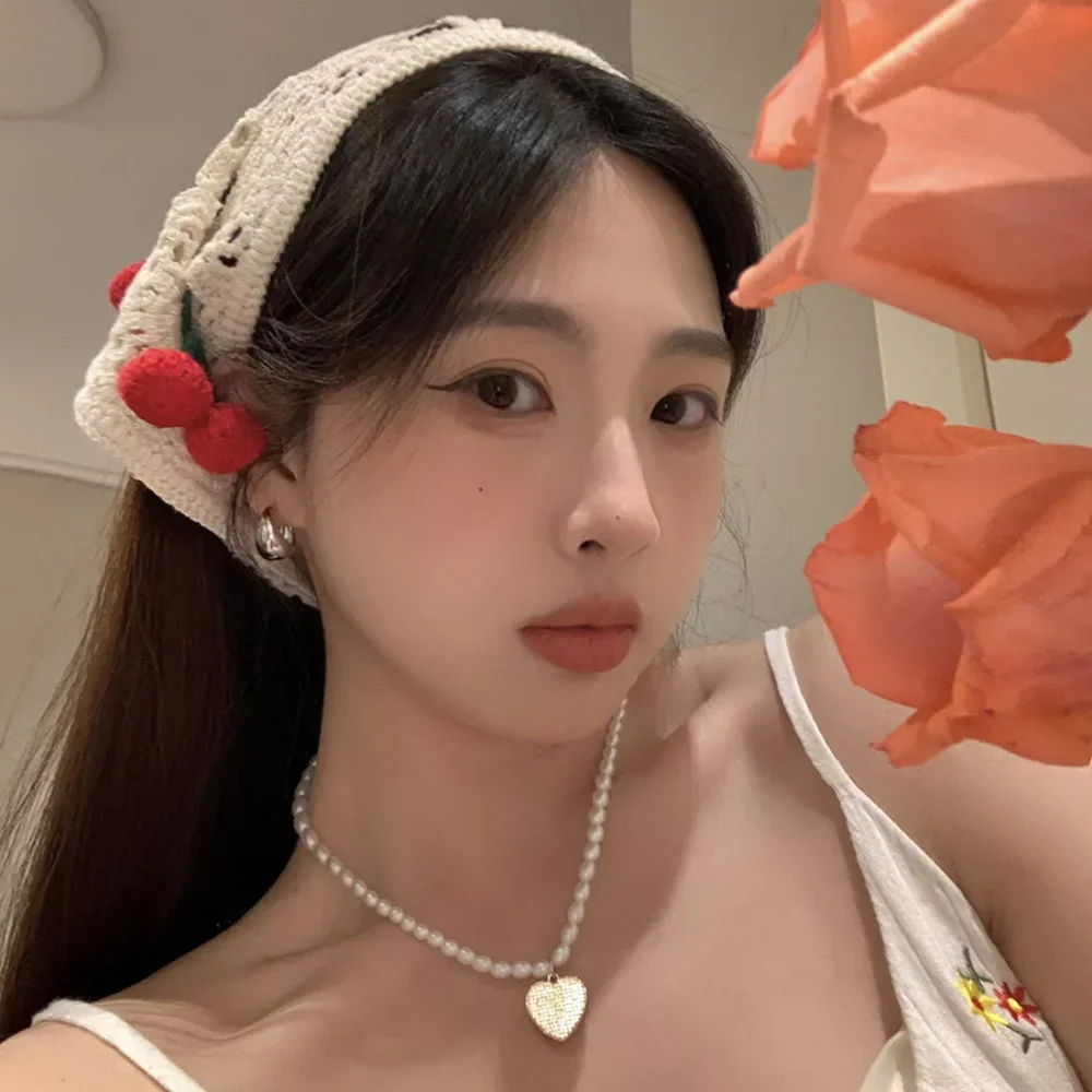 Sweet French Pastoral Style Tr - مراجعة Headband Summer Knit وسعره