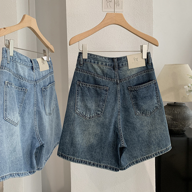 Denim Short Pant Women Jeans V - مراجعة Shorts Denim Frayed وسعره