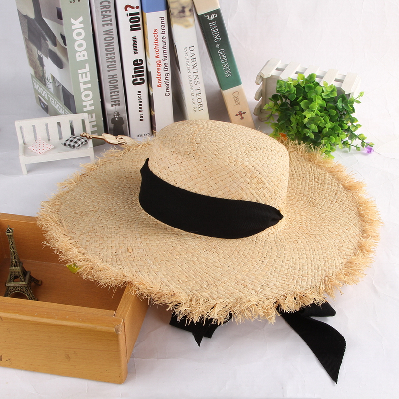 GEMVIE Handmade Weave Raffia S - مراجعة Hat Floppy Wide وسعره