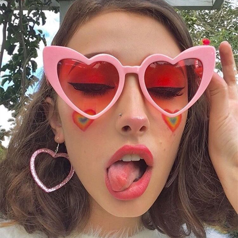 Love Heart Cat Eye Sunglasses  - مراجعة Sunglasses Cat Eye وسعره