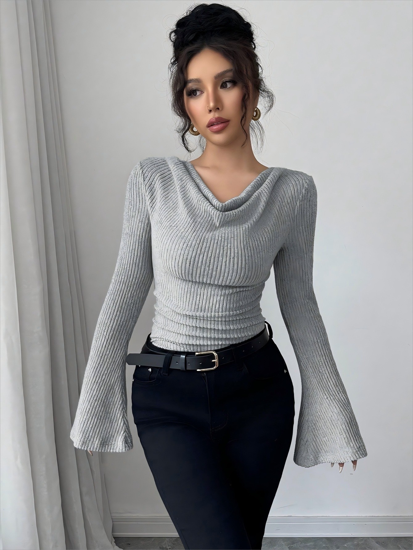 Women Blouse Off Shoulder Cowl - مراجعة Blouse Off Shoulder وسعره