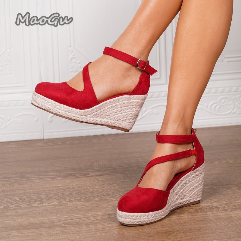 34-43Size Women's Espadrille W - مراجعة Wedge Espadrille Women وسعره