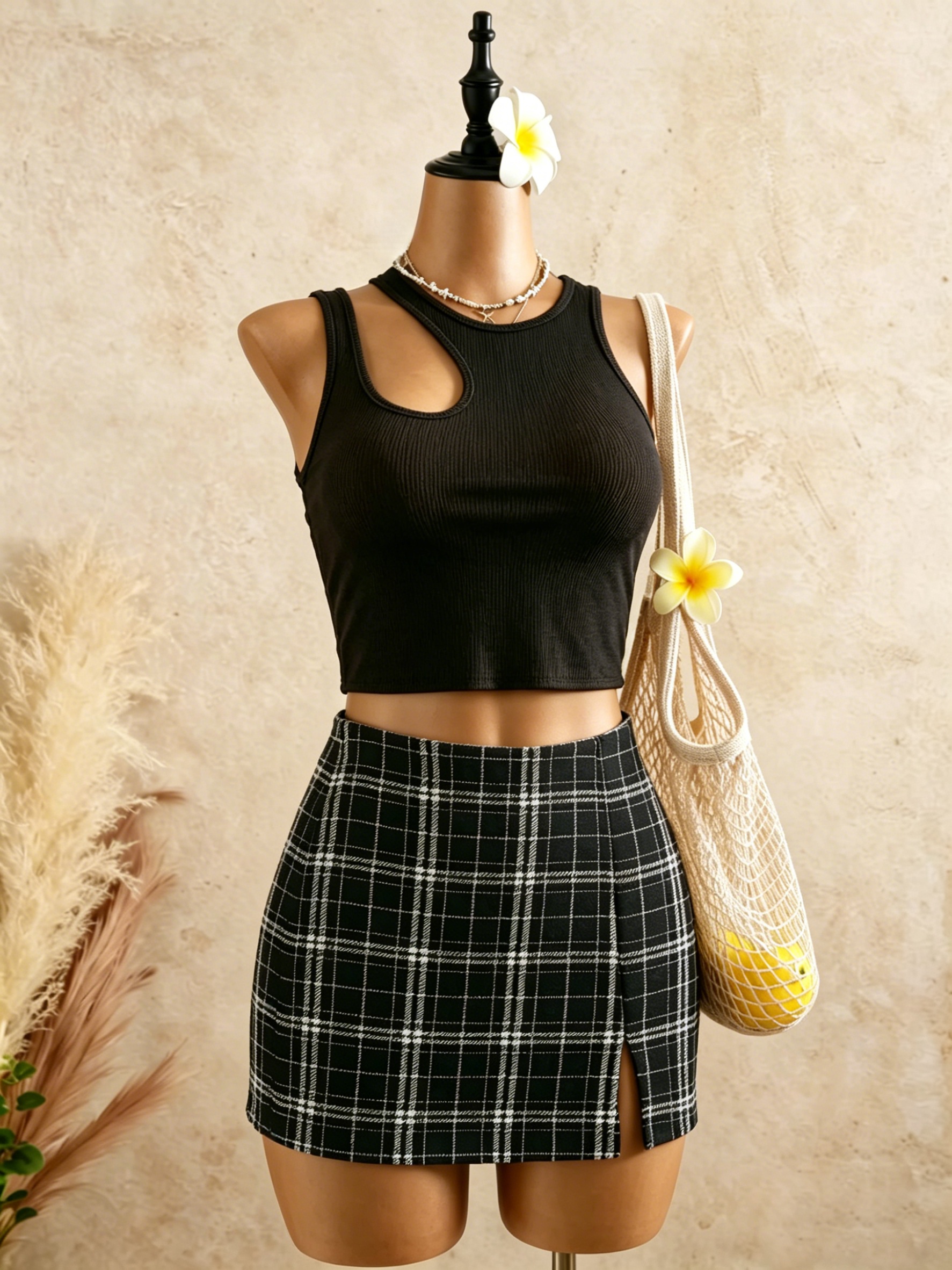 2 Piece Outfits Women Cutout R - مراجعة Crop Top Crochet وسعره