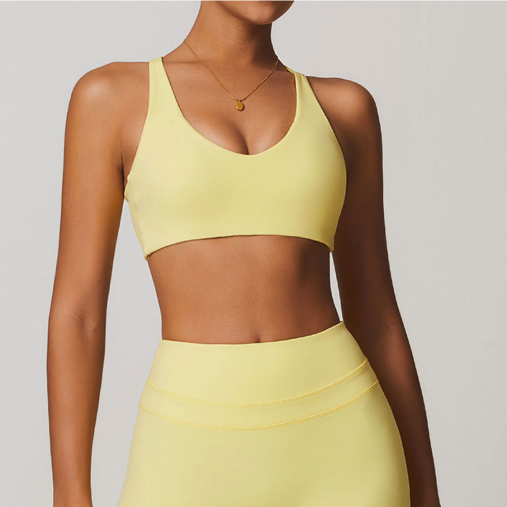 JUREN Sports Bra Women Fitness - مراجعة Bralette Triangle Set وسعره
