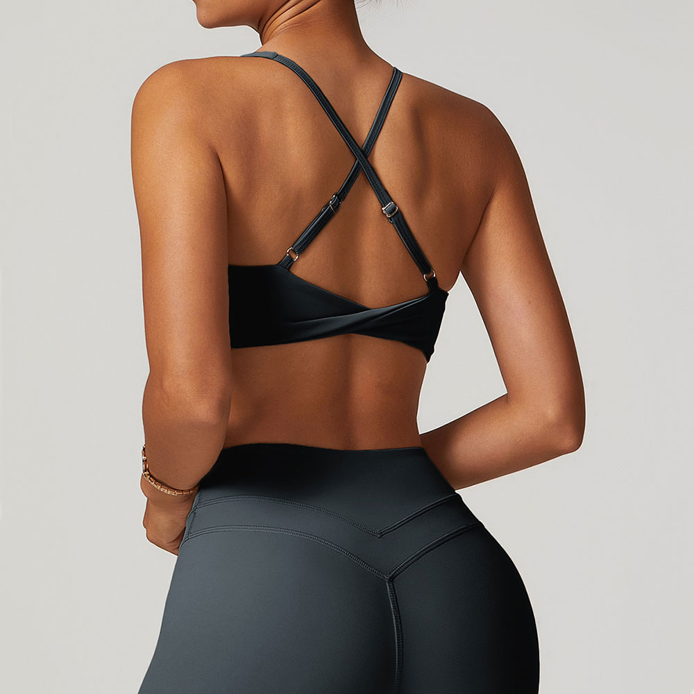 JUREN Sports Bra Women Fitness - مراجعة Bralette Triangle Set وسعره
