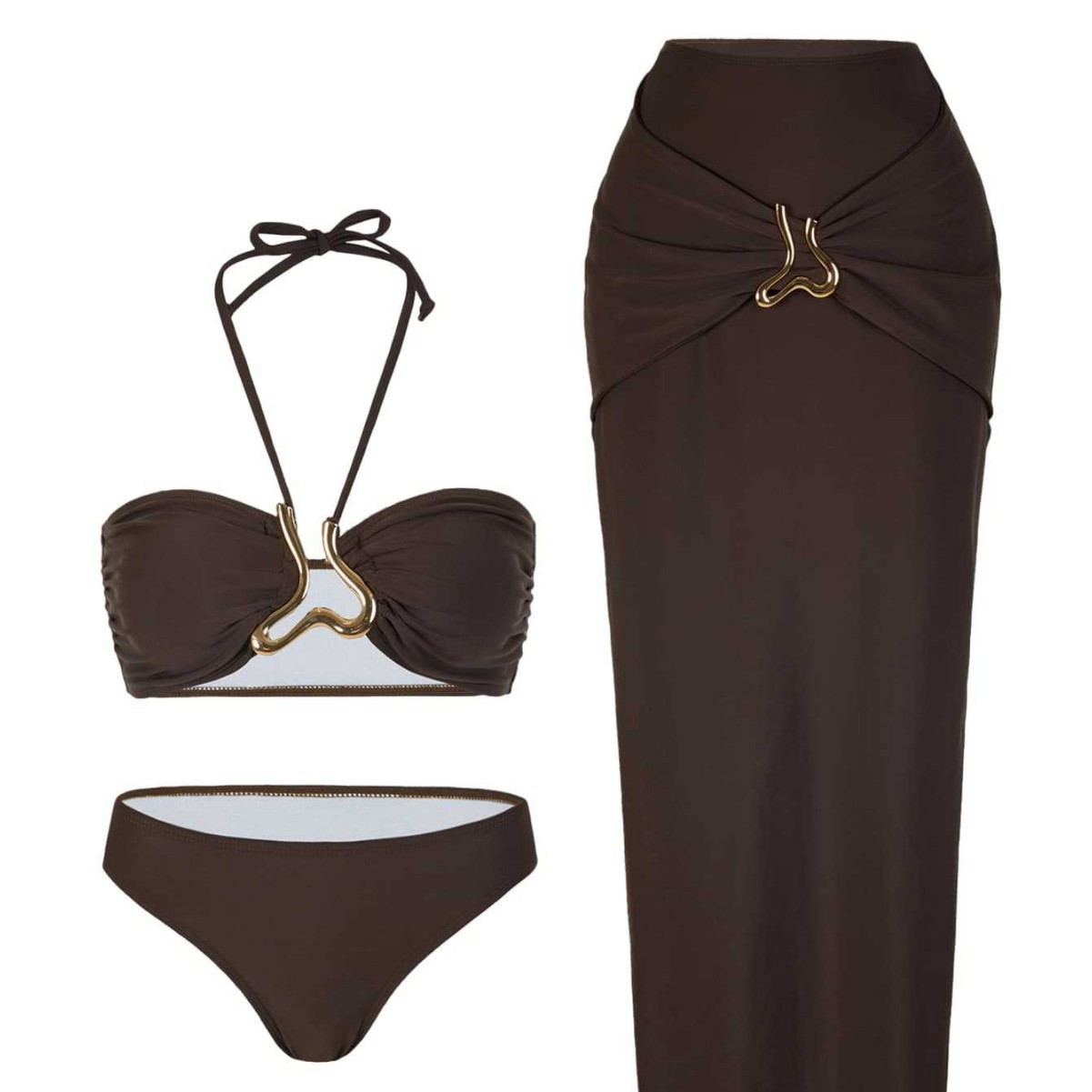 Women Sleeveless Tankini Bikin - مراجعة Swimsuit Bikini Ruched وسعره