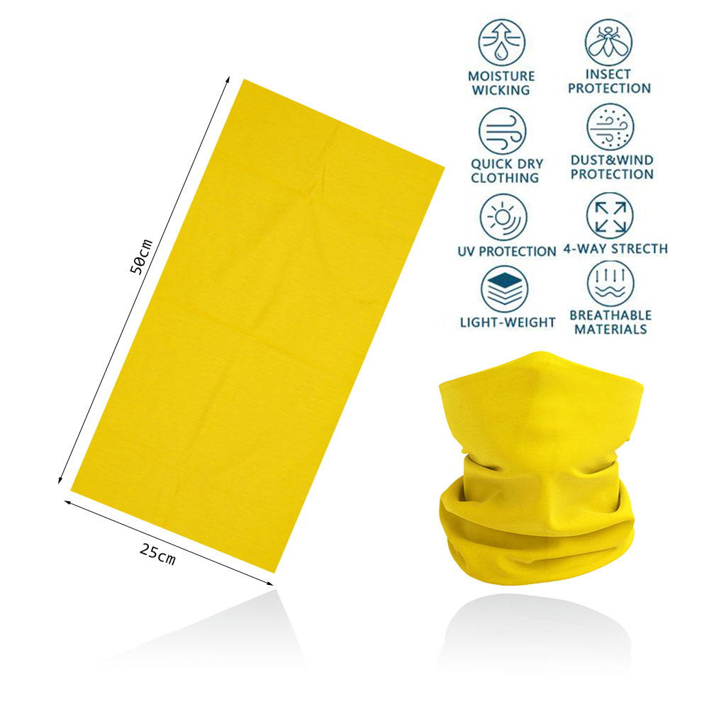Yellow Multifunction Cycling N - مراجعة Headband Summer Knit وسعره