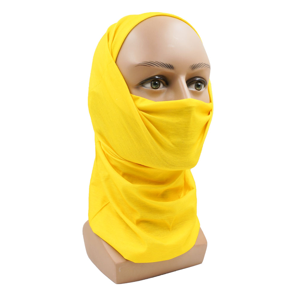 Yellow Multifunction Cycling N - مراجعة Headband Summer Knit وسعره