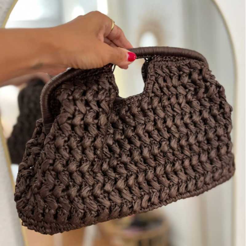 Popular Russian Woven Clutch H - مراجعة Crochet Bag Raffia وسعره
