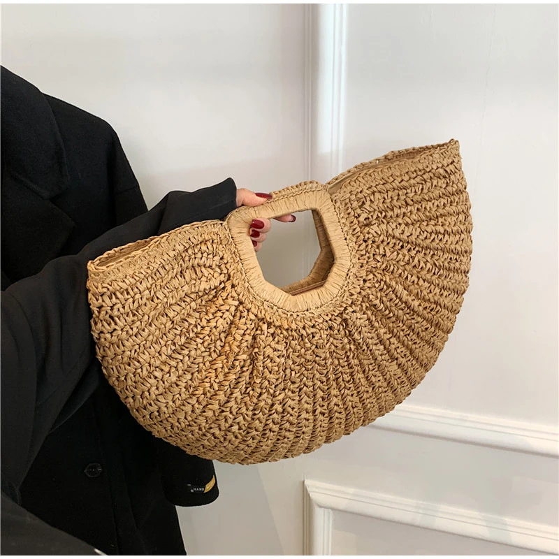 Popular Russian Woven Clutch H - مراجعة Crochet Bag Raffia وسعره