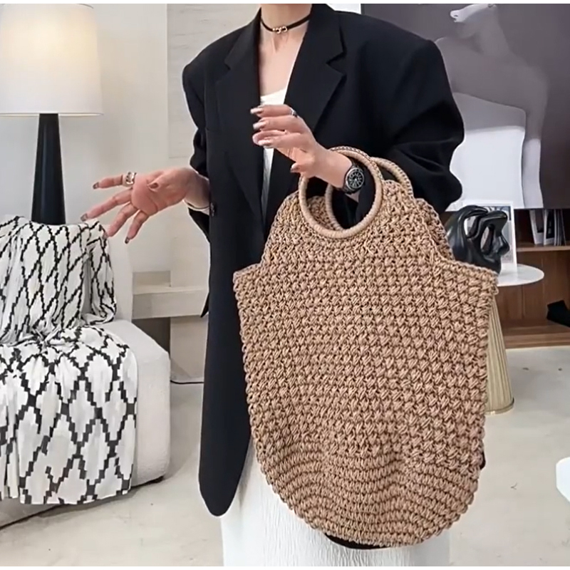 Popular Russian Woven Clutch H - مراجعة Crochet Bag Raffia وسعره