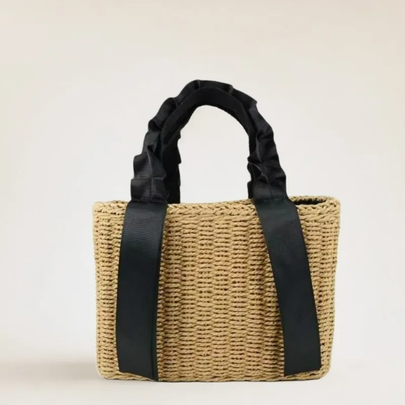 Straw Woven Handbag Summer Vac - مراجعة Tote Bag Beach وسعره