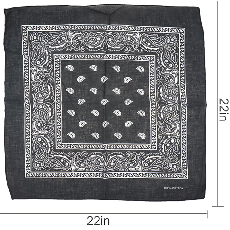 100% Cotton Paisley Bandana Bo - مراجعة Headband Summer Knit وسعره