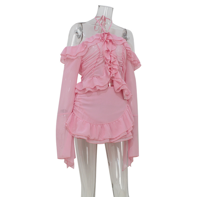 Women Holiday Sweet Ruffles 2  - مراجعة Blouse Off Shoulder وسعره