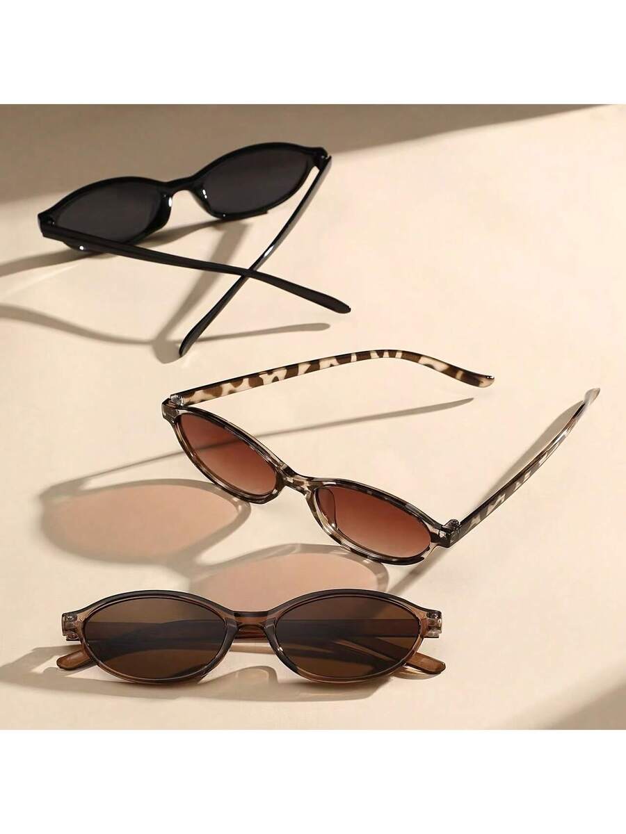 3-Pack Unisex Y2K Small Frame  - مراجعة Sunglasses Cat Eye وسعره
