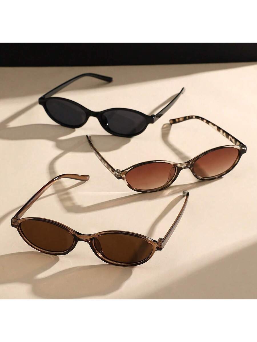 3-Pack Unisex Y2K Small Frame  - مراجعة Sunglasses Cat Eye وسعره