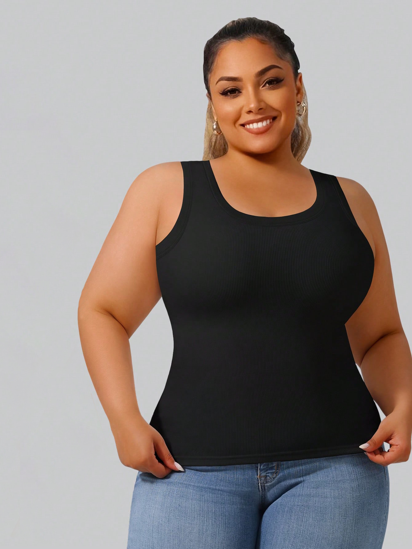 Plus Size Women's High Stretch - مراجعة Crop Top Crochet وسعره
