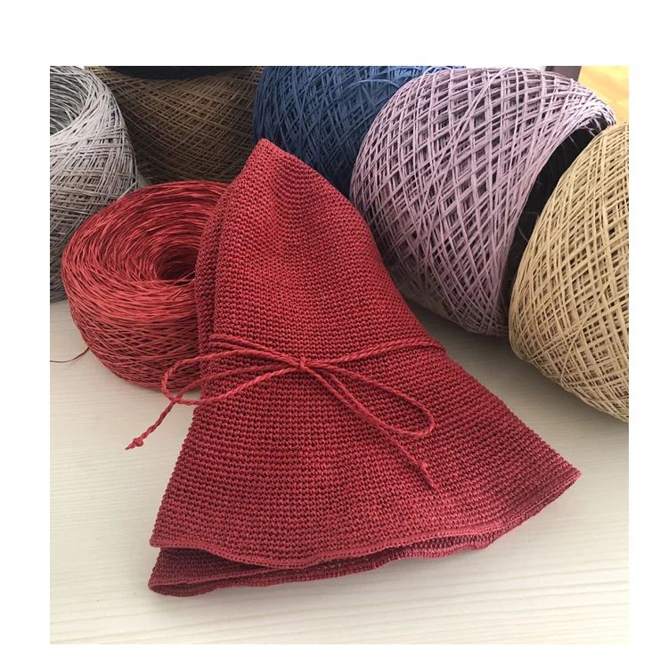 250g Thin Raffia Yarn Paper Gr - مراجعة Crochet Bag Raffia وسعره