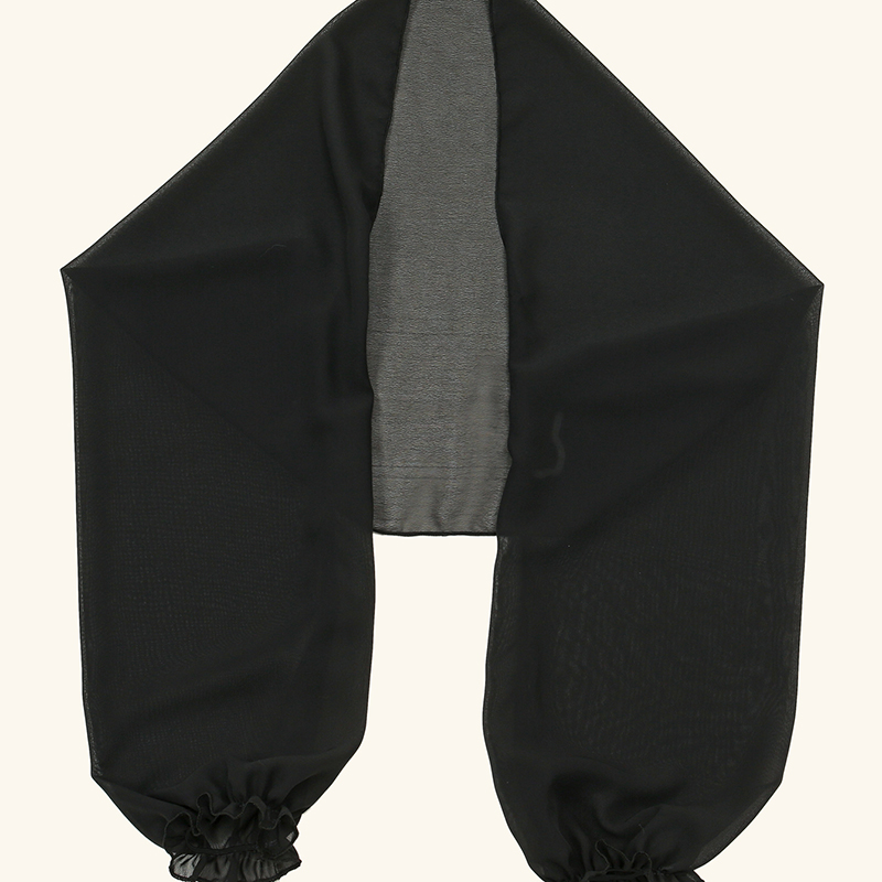 Solid Color Chiffon Shawl Summ - مراجعة Blouse Off Shoulder وسعره