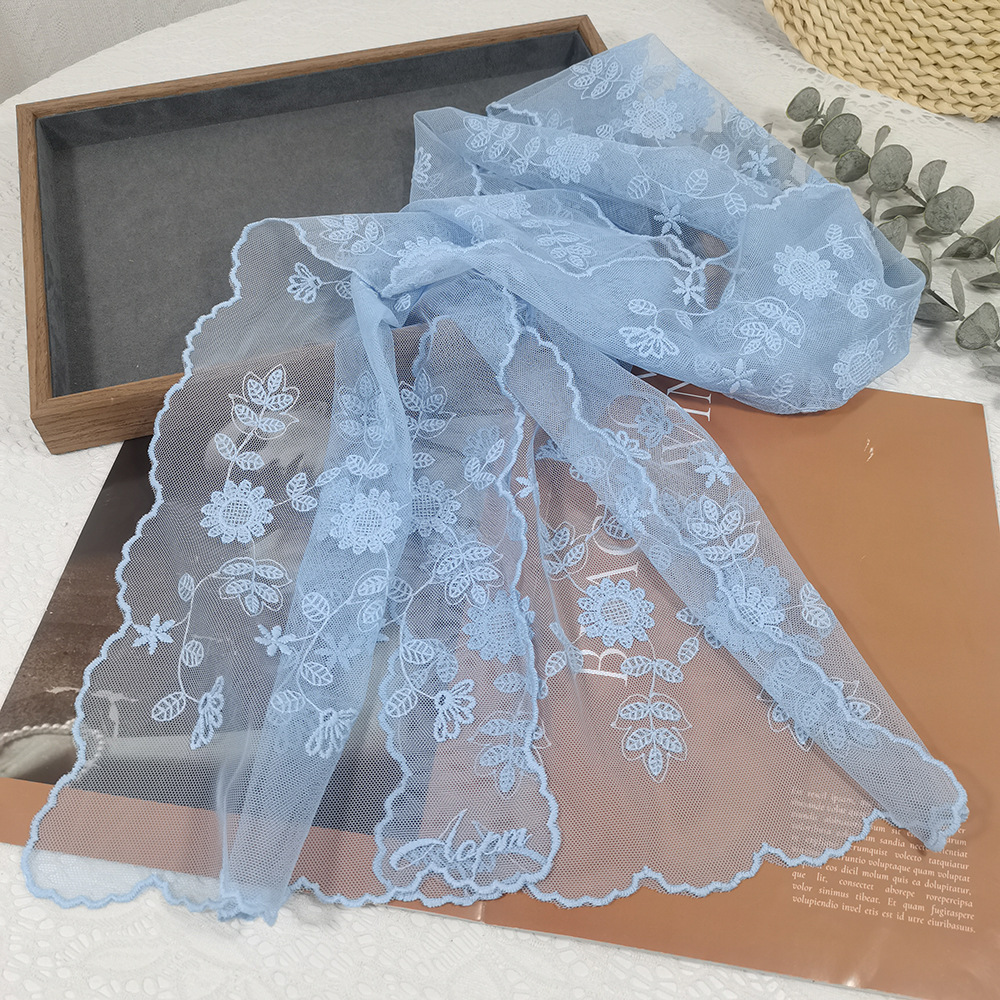 Lace Sunflower Silk Scarf Fair - مراجعة Headband Summer Knit وسعره