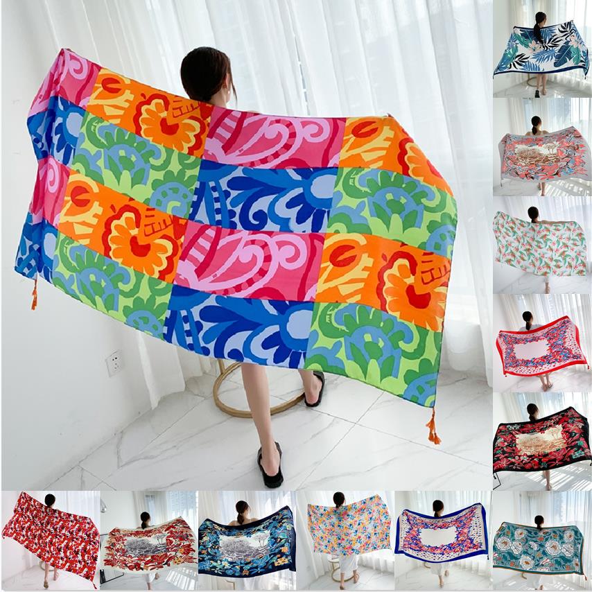 90x185cm Cotton Linen Print Su - مراجعة Linen Dress Wrap وسعره