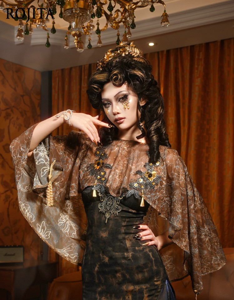 Brown Floral Sheer Kimono Cove - مراجعة Kimono Sheer Floral وسعره