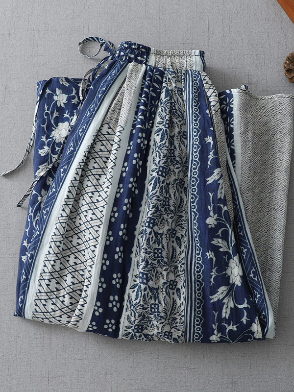 Retro Style Women's Midi Skirt - مراجعة Midi Skirt Floral وسعره