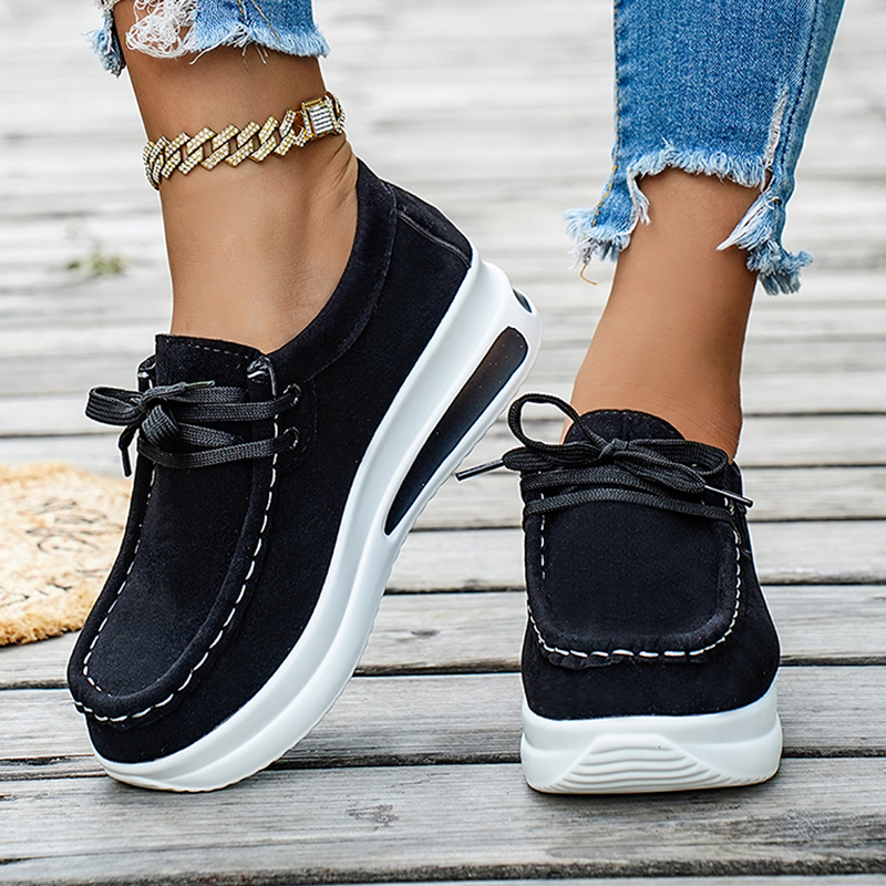 Basic Color Platform Loafers f - مراجعة Wedge Espadrille Women وسعره