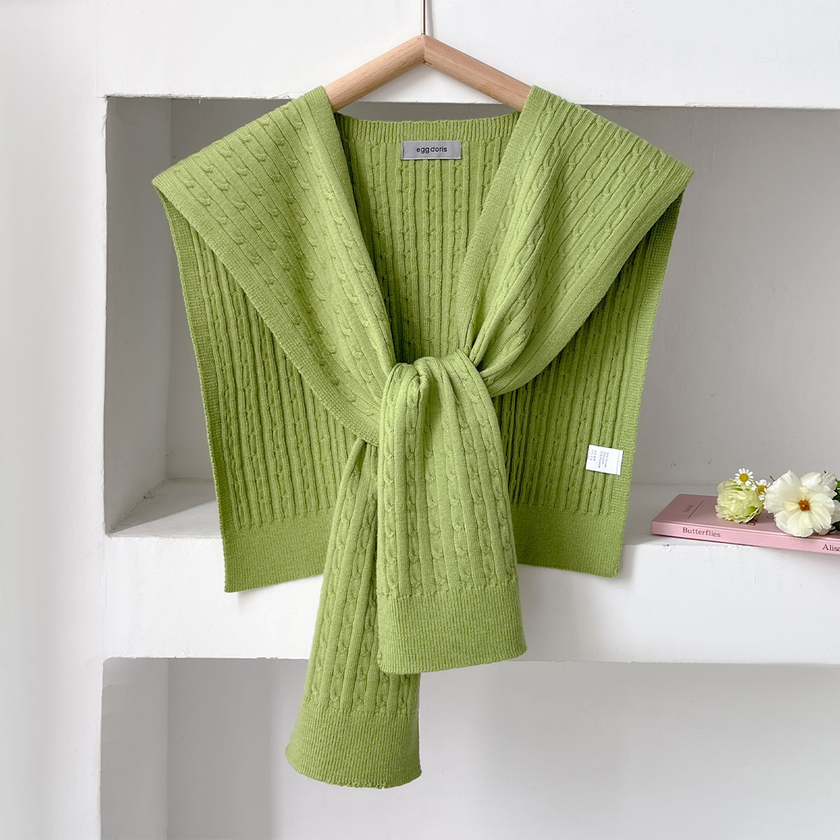 NEW Korean Autumn Knit Shawl F - مراجعة Blouse Off Shoulder وسعره