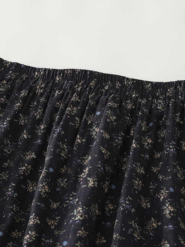 High Waist Floral Print Midi S - مراجعة Midi Skirt Floral وسعره
