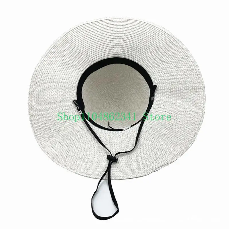 652F Elegant Floppy Straw Hat  - مراجعة Hat Floppy Wide وسعره